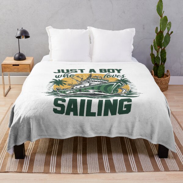 Item preview, Just a Boy Who Loves a Sailing designed and sold by MaateoDesign.