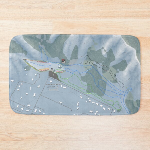 Item preview, Leavenworth Ski Hill Resort Trail Map designed and sold by Mapsynergy.
