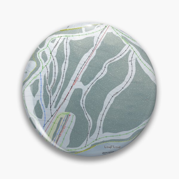 Item preview, Loup Loup Resort Trail Map designed and sold by Mapsynergy.