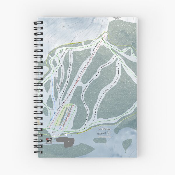 Item preview, Loup Loup Resort Trail Map designed and sold by Mapsynergy.