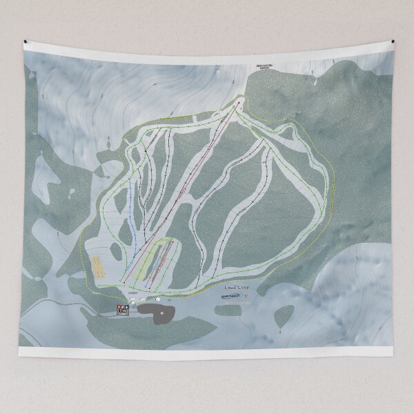 Item preview, Loup Loup Resort Trail Map designed and sold by Mapsynergy.