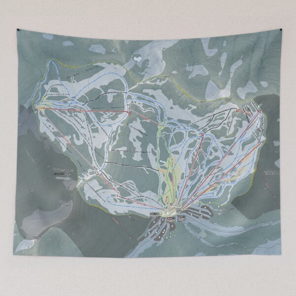 Item preview, Stevens Pass Resort Trail Map designed and sold by Mapsynergy.
