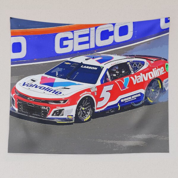 Item preview, Kyle Larson making a burnout during the Grant Park 165 on the Chicago Street course designed and sold by Rodissimus1984.
