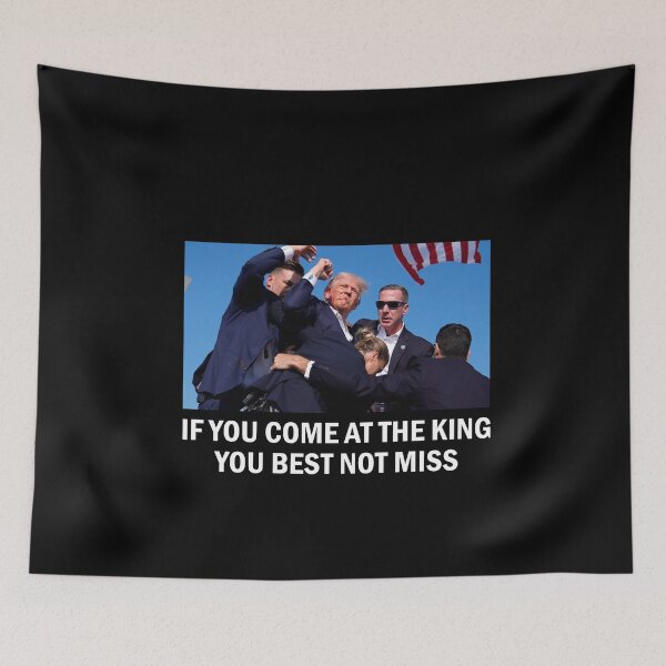 Item preview, If You Come At The King You Best Not Miss Trump 2024 Election designed and sold by rewingjadeArt.