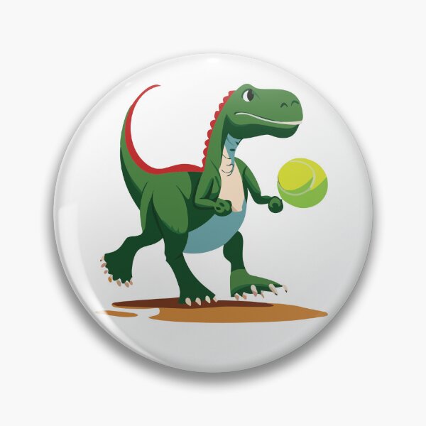 Item preview, A Dinosaur Playing Tennis designed and sold by shufflik.