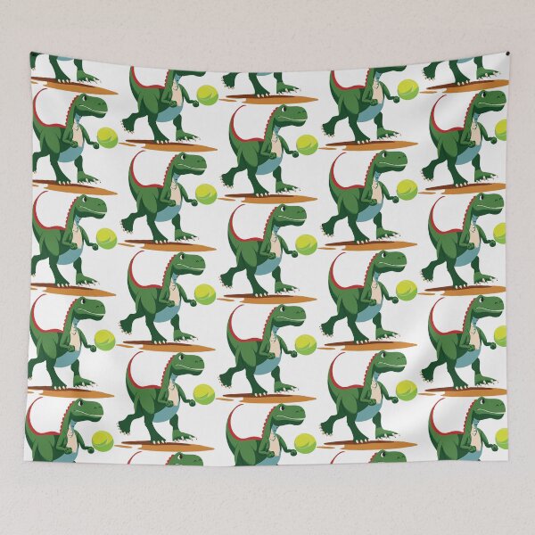 Item preview, A Dinosaur Playing Tennis designed and sold by shufflik.
