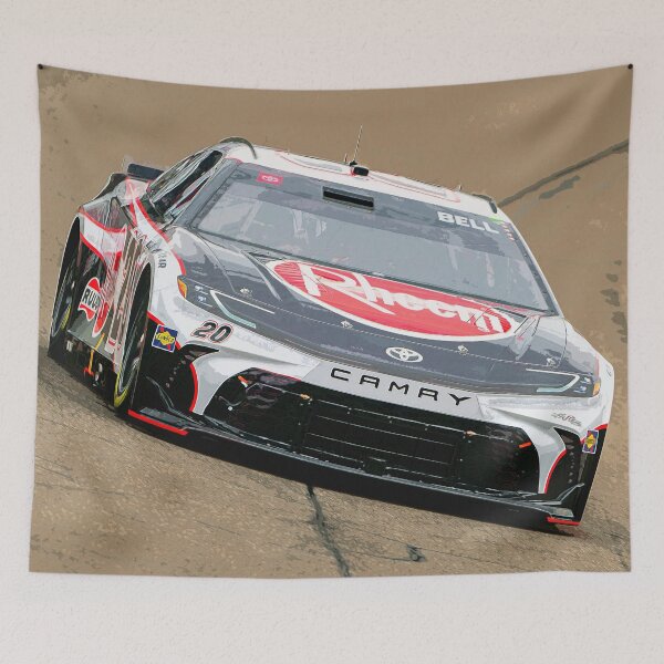 Item preview, Christopher Bell racing his 2024 Nascar Cup Car watercolor designed and sold by Rodissimus1984.