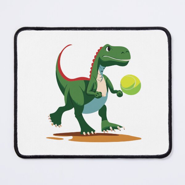 Item preview, A Dinosaur Playing Tennis designed and sold by shufflik.