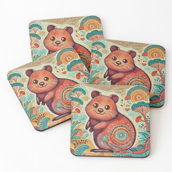 Item preview, Quokka - Aboriginal Mosaic designed and sold by deusrex007.