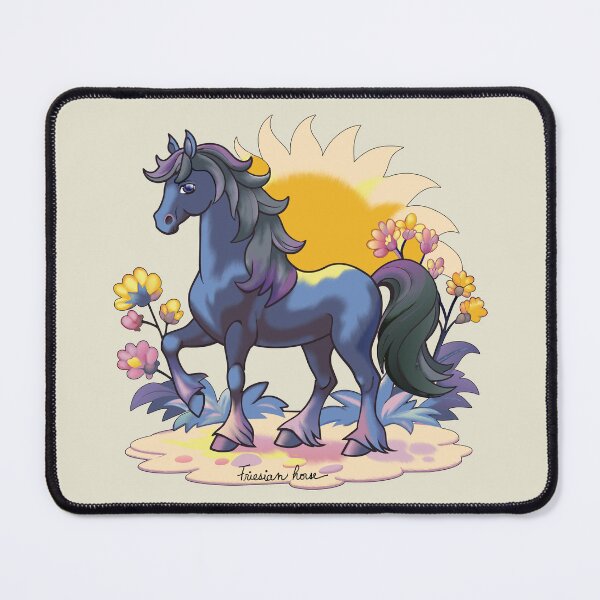 Item preview, Beautiful Friesian horse designed and sold by Mustela erminea.
