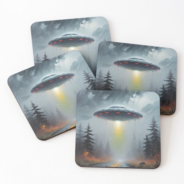 Item preview, UFO over the Road designed and sold by roswellboutique.