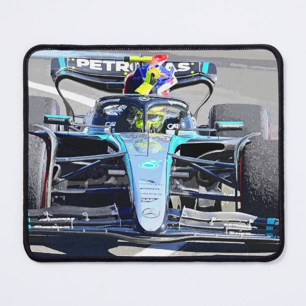 Item preview, Lewis Hamilton celebrating his victory at the British Silverstone Grand Prix watercolor designed and sold by Rodissimus1984.