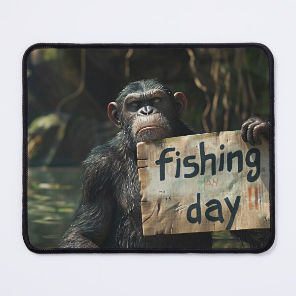Item preview, Ape fishing day designed and sold by Brendon987.