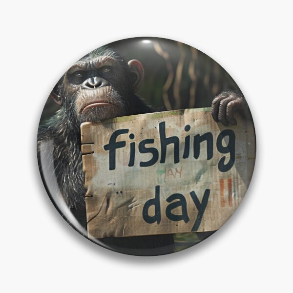Item preview, Ape fishing day designed and sold by Brendon987.