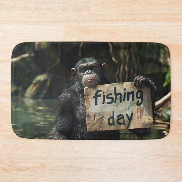 Item preview, Ape fishing day designed and sold by Brendon987.