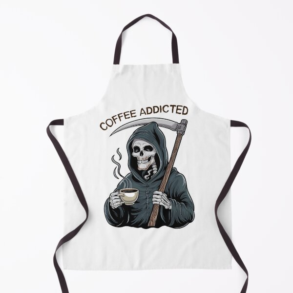 Item preview, Grim Reaper Coffee addicted designed and sold by oumayma mokrane.