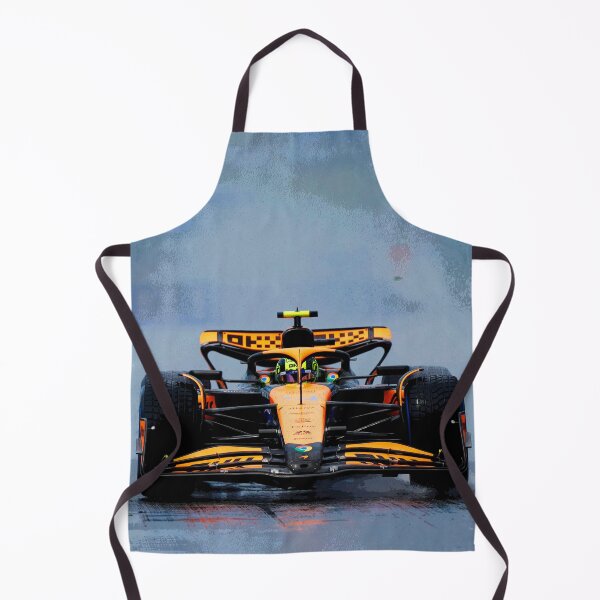 Item preview, Lando Norris racing his 2024 F1 car during the Canadian Grand Prix in the rain from the front abstract designed and sold by Rodissimus1984.