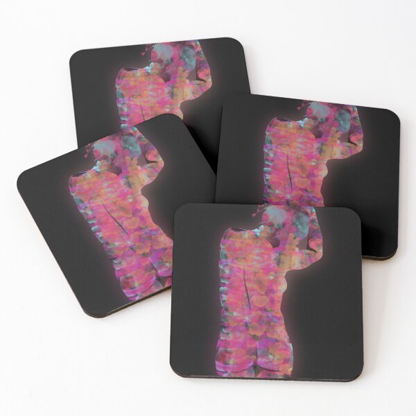 Item preview, 'Drop the Dime' Nude Watercolor Portrait in Neon designed and sold by Venus-in-Virgo.