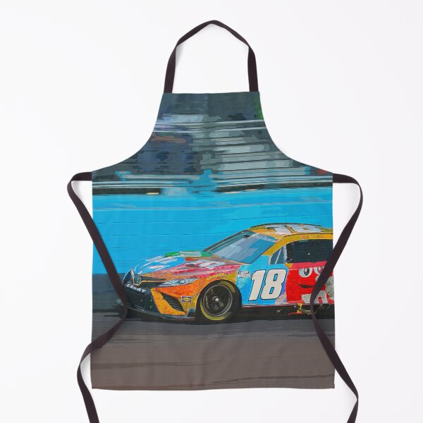 Item preview, Kyle Busch racing his Nascar Cup Racecar watercolor designed and sold by Rodissimus1984.