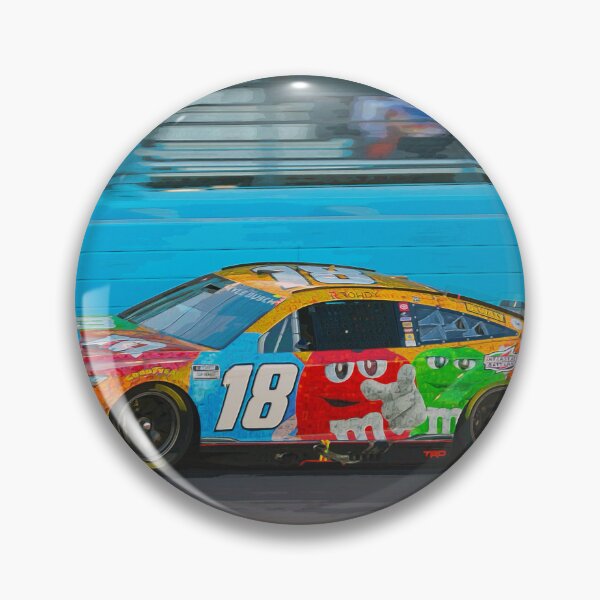 Item preview, Kyle Busch racing his Nascar Cup Racecar abstract designed and sold by Rodissimus1984.