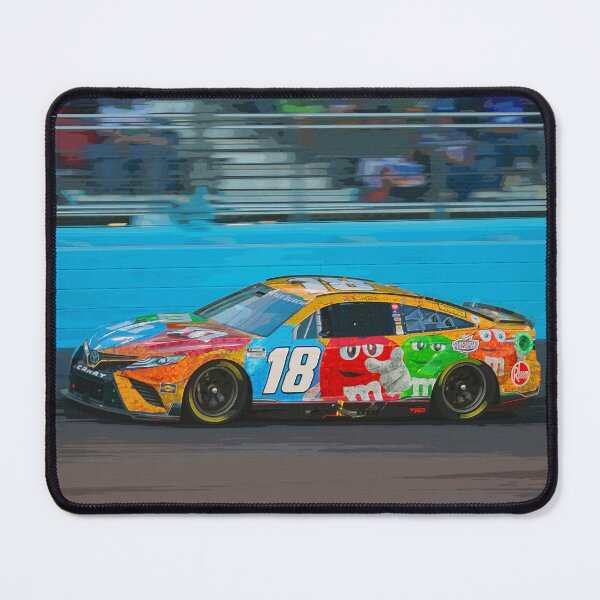 Item preview, Kyle Busch racing his Nascar Cup Racecar abstract designed and sold by Rodissimus1984.