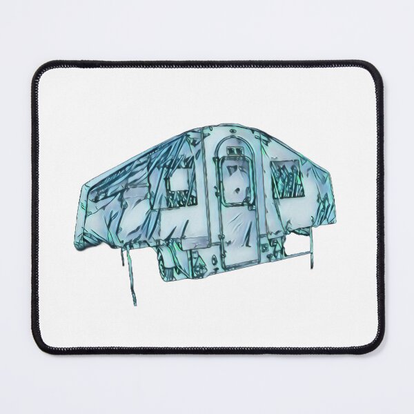 Item preview, Blue and Green Folding Camper/Trailer Tent designed and sold by BeccaAelishe.