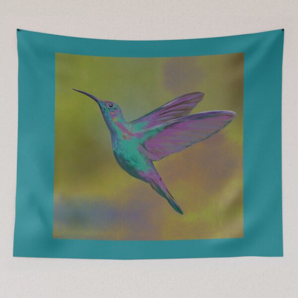 Item preview, Hummingbird on Yellow designed and sold by BenitaJayne.