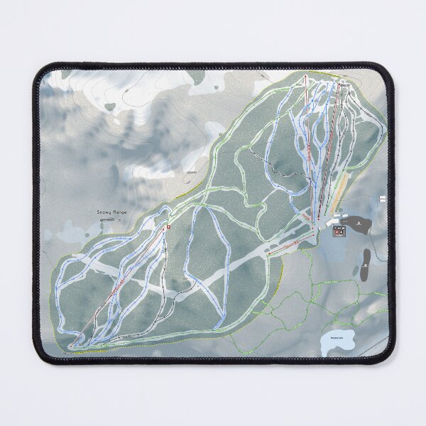 Item preview, Snowy Range Resort Trail Map designed and sold by Mapsynergy.