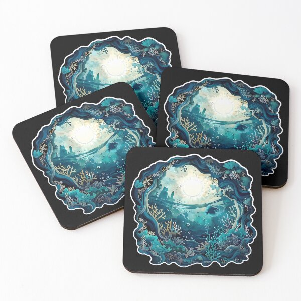 Item preview, Oceanic Shadows designed and sold by AI-Only Creations.