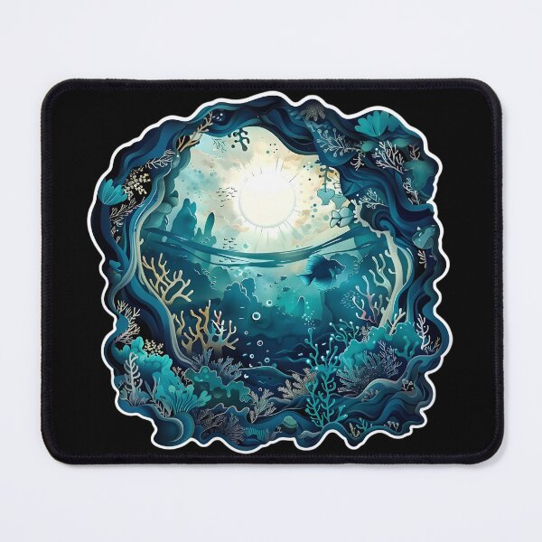 Item preview, Oceanic Shadows designed and sold by AI-Only Creations.