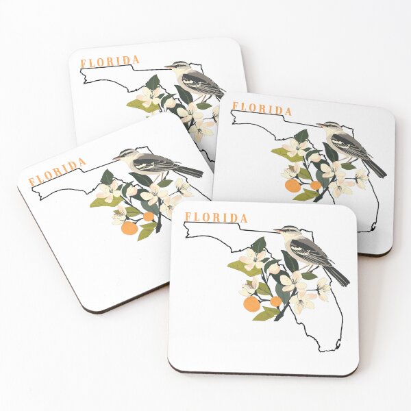 Item preview, Florida State Bird and Flower designed and sold by adventurehaven.