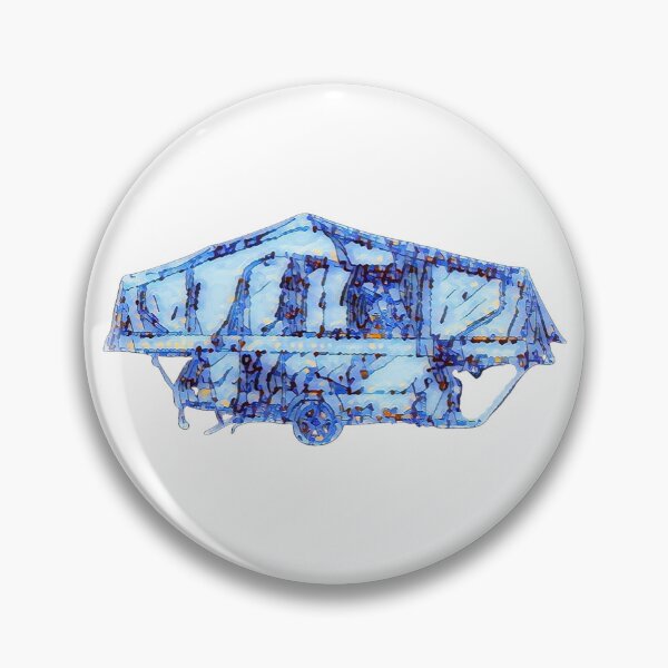 Item preview, Blue Folding Caravan/Folding Camper designed and sold by BeccaAelishe.