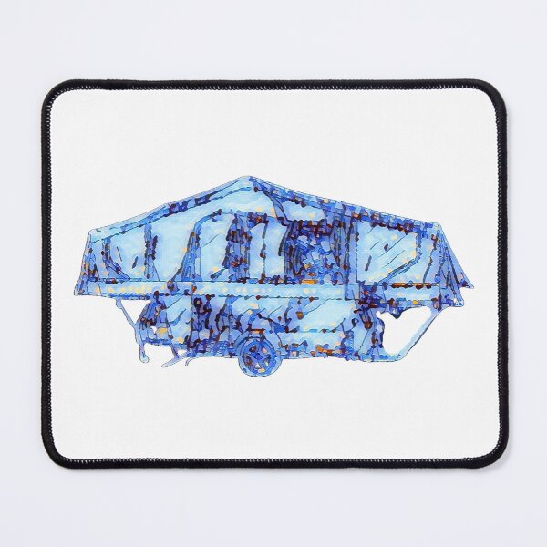 Item preview, Blue Folding Caravan/Folding Camper designed and sold by BeccaAelishe.