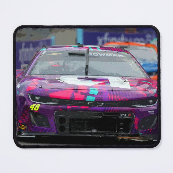 Item preview, Alex Bowman racing on the Chicago street course 2024 abstract designed and sold by Rodissimus1984.