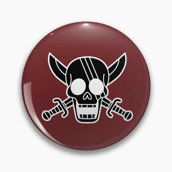 Item preview, Red Hair Pirates Jolly Roger 2 designed and sold by jimjimfuria.