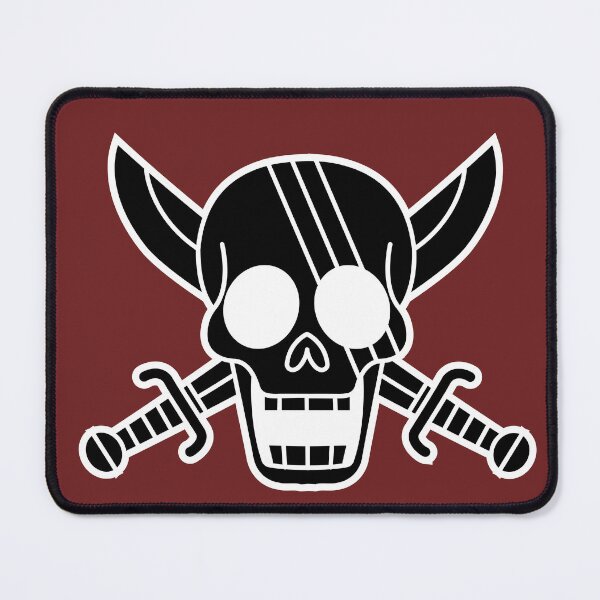 Item preview, Red Hair Pirates Jolly Roger 2 designed and sold by jimjimfuria.