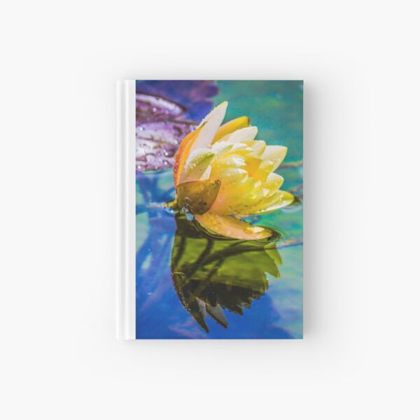 Water lily Hardcover Journal