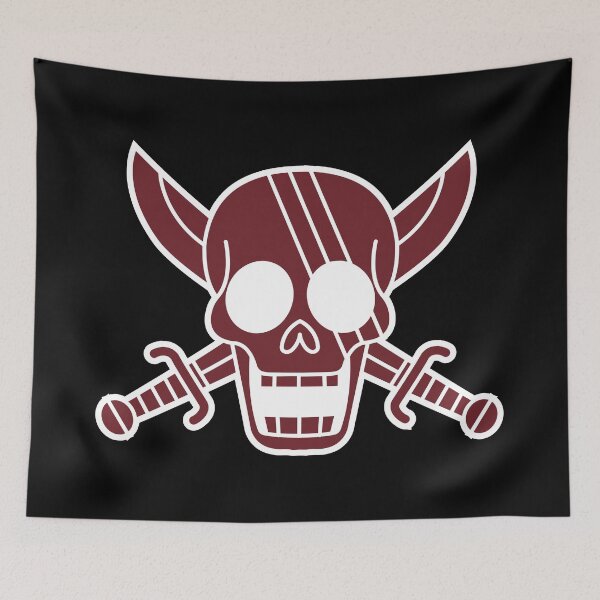 Item preview, Red Hair Pirates Jolly Roger 3 designed and sold by jimjimfuria.