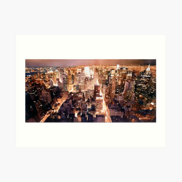 "Manhattan Tapestry" New York Watercolor Art Print