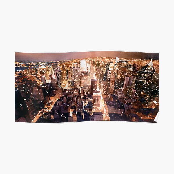 "Manhattan Tapestry" New York Watercolor Poster