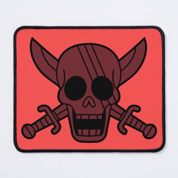Item preview, Red Hair Pirates Jolly Roger 4 designed and sold by jimjimfuria.