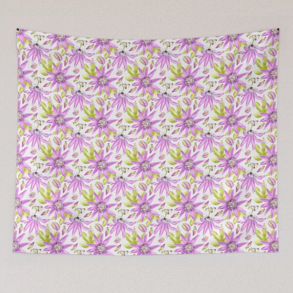 Item preview, Purple Passiflora designed and sold by poppy-lee.
