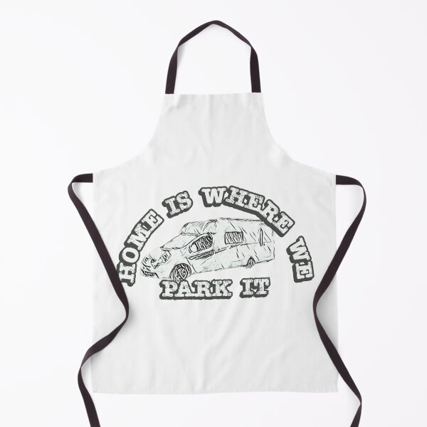 Item preview, Home is Where We Park it Black and White Motorhome Camper designed and sold by BeccaAelishe.