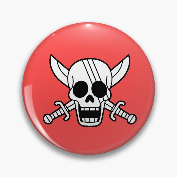 Item preview, Red Hair Pirates Jolly Roger 5 designed and sold by jimjimfuria.