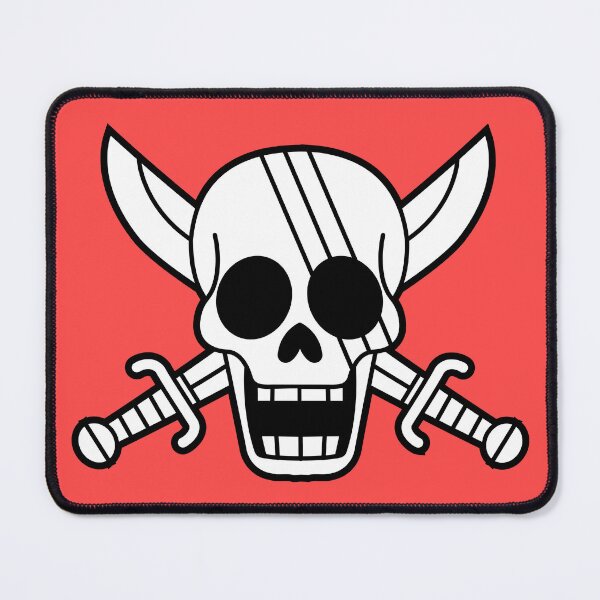 Item preview, Red Hair Pirates Jolly Roger 5 designed and sold by jimjimfuria.