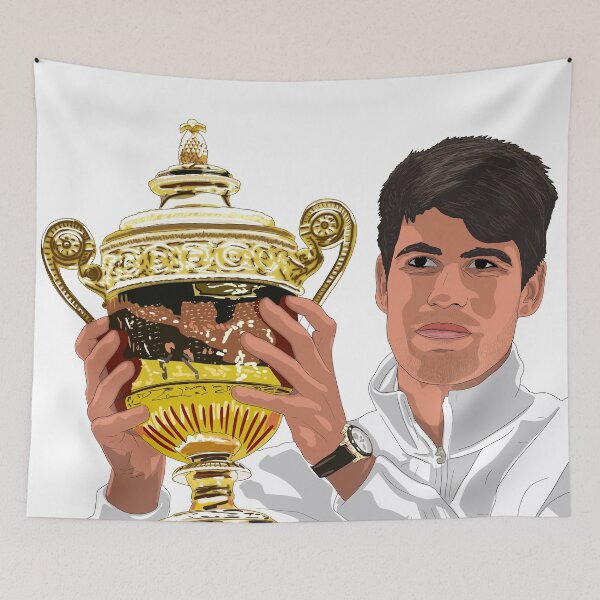 Item preview, Carlos Alcaraz: Wimbledon Champion 2024 designed and sold by GrizzlyCollective.