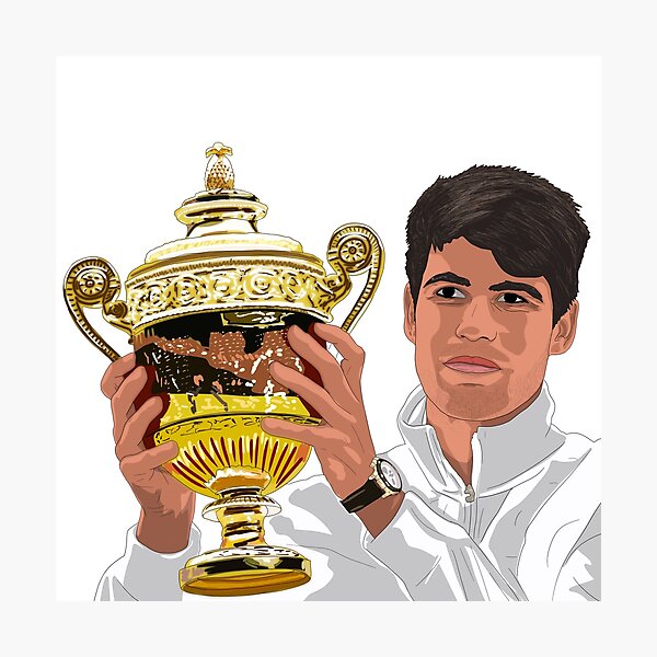 Item preview, Carlos Alcaraz: Campeón de Wimbledon 2024 designed and sold by GrizzlyCollective.