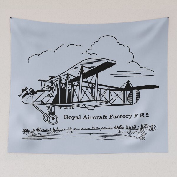 Item preview, Royal Aircraft Factory F.E.2 Biplane Flying Clouds designed and sold by MilitaryMart.