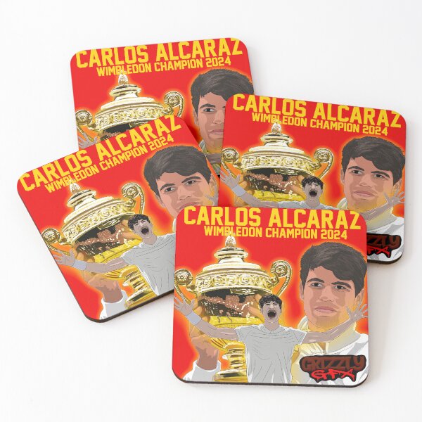 Item preview, Carlos Alcaraz: Wimbledon Champion 2024 designed and sold by GrizzlyCollective.