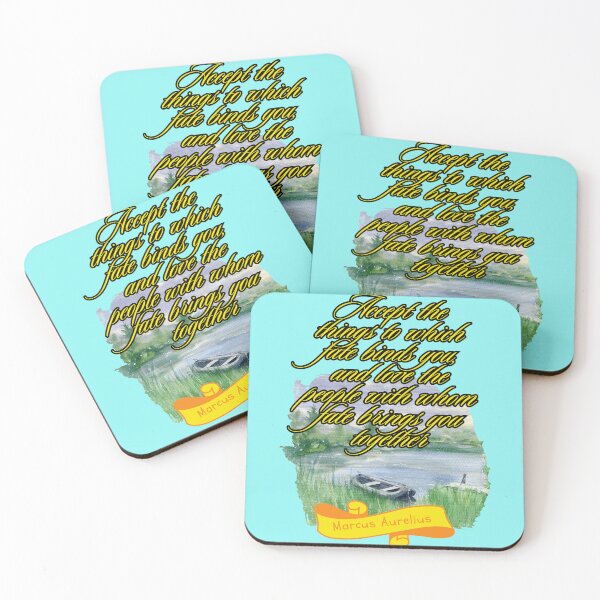 Item preview, Stoicism Quote, Marcus Aurelius designed and sold by MountainAndSea.